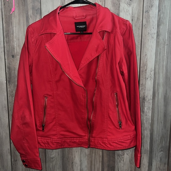 Liverpool Red Moto jacket - Picture 2 of 3